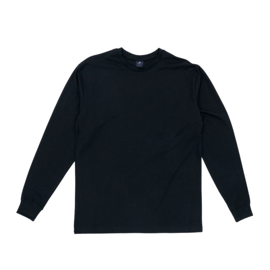 Black Essential Long Sleeve T Shirts